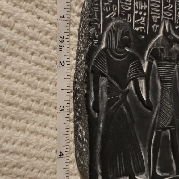 Black Stone Wall Décor - Egyptian Afterlife Weighing of the Heart. - Picture 6 of 6